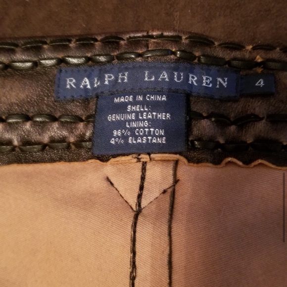 *RESERVED* Rare Authenticated Leather Whip Stitch Jeans - Picture 11 of 16